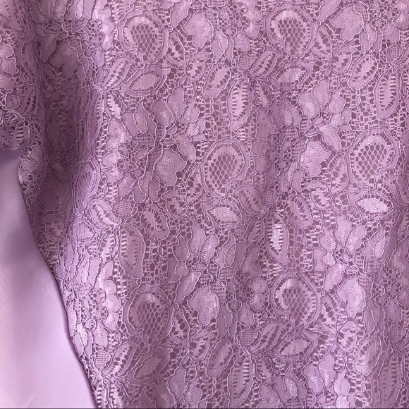 3/$20 🖤 Lavender lace chiffon blouse - Picture 6 of 7